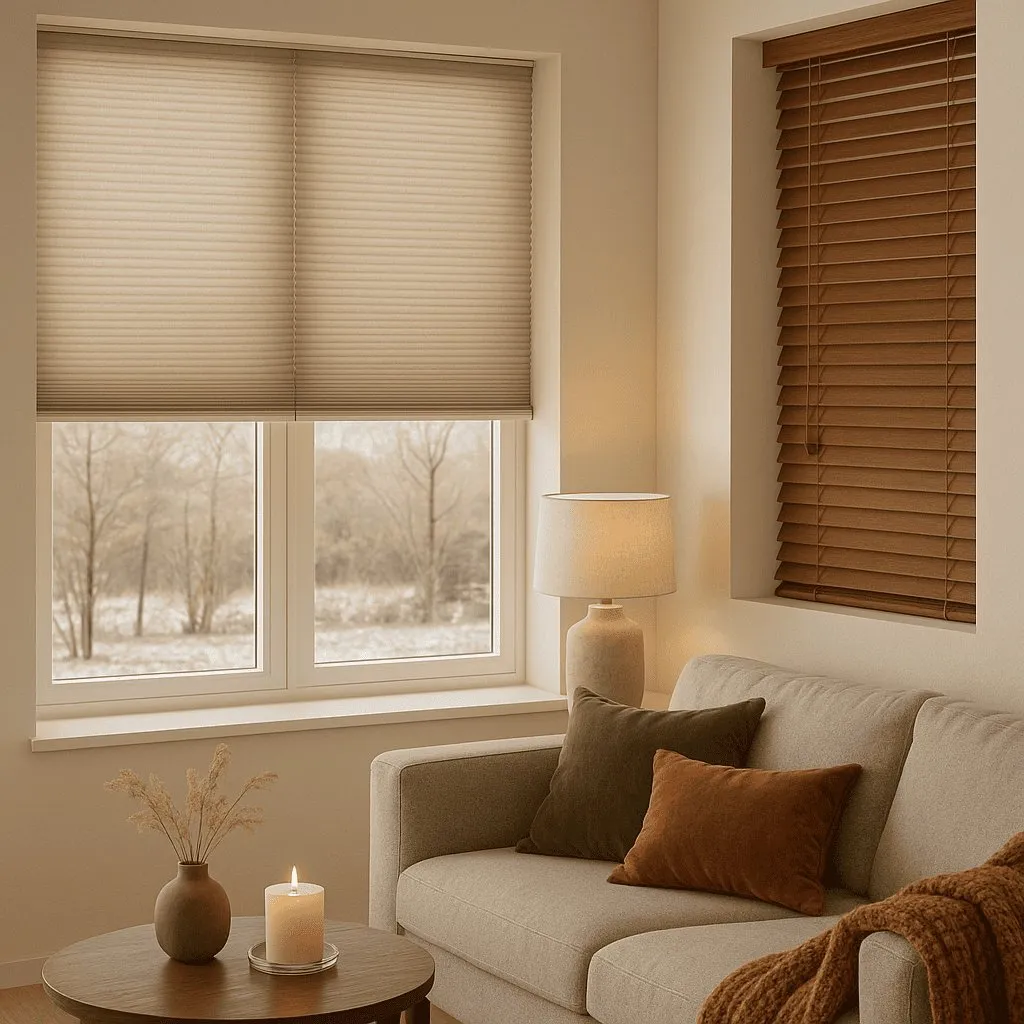 Raam, Interieur, Jaloezieën Plissegordijnen