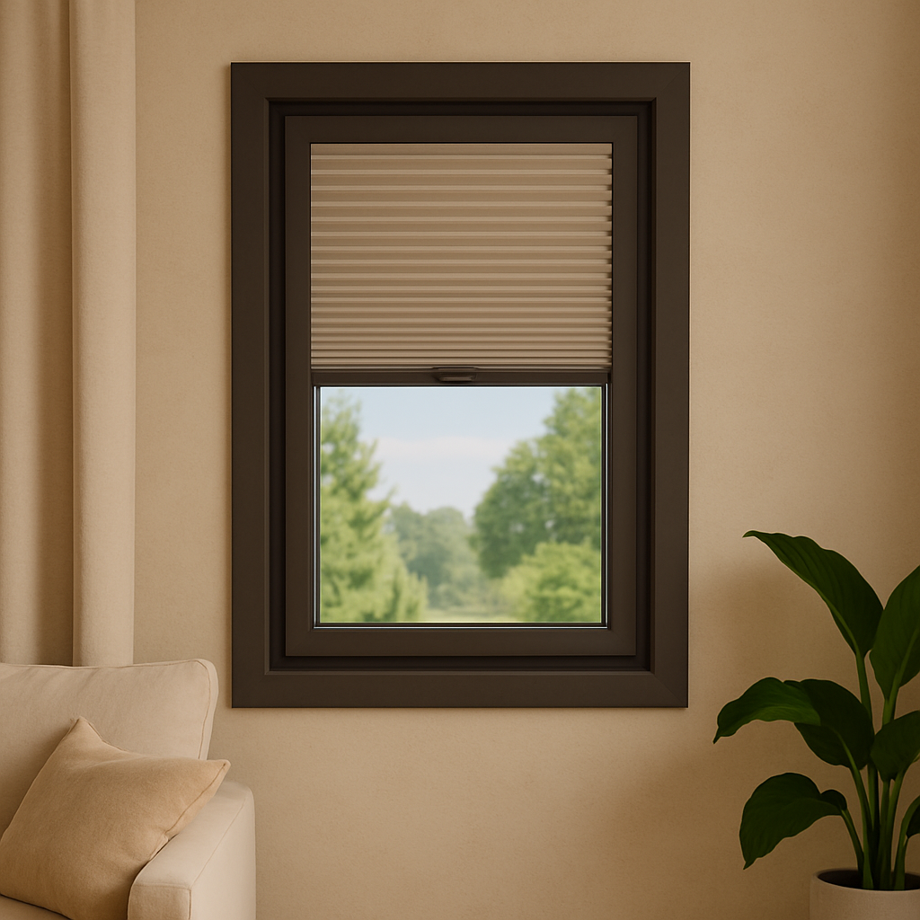 Raamdecoratie voor kunststof kozijnen zonder boren