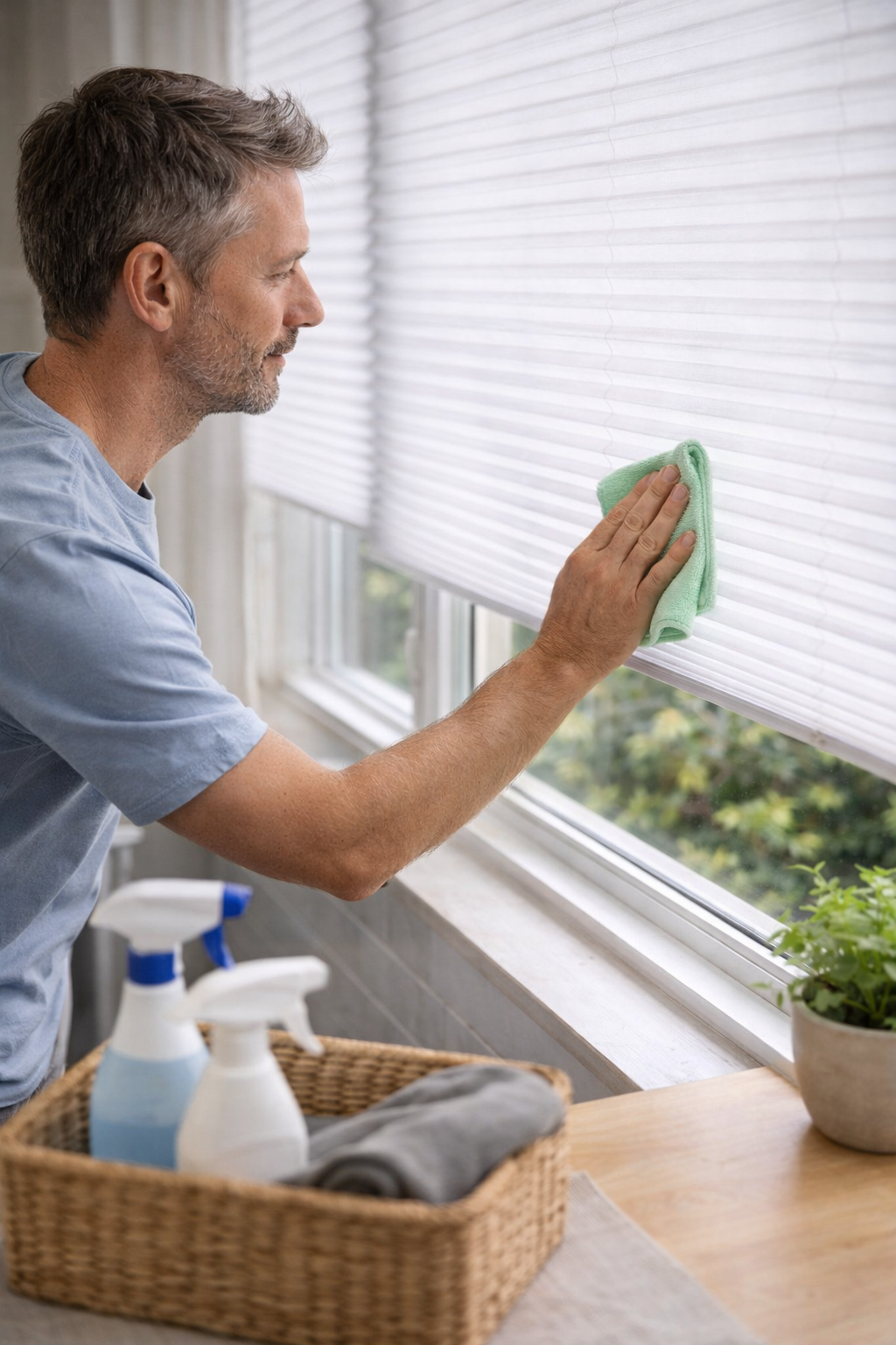 Plisségordijnen schoonmaken zonder schade