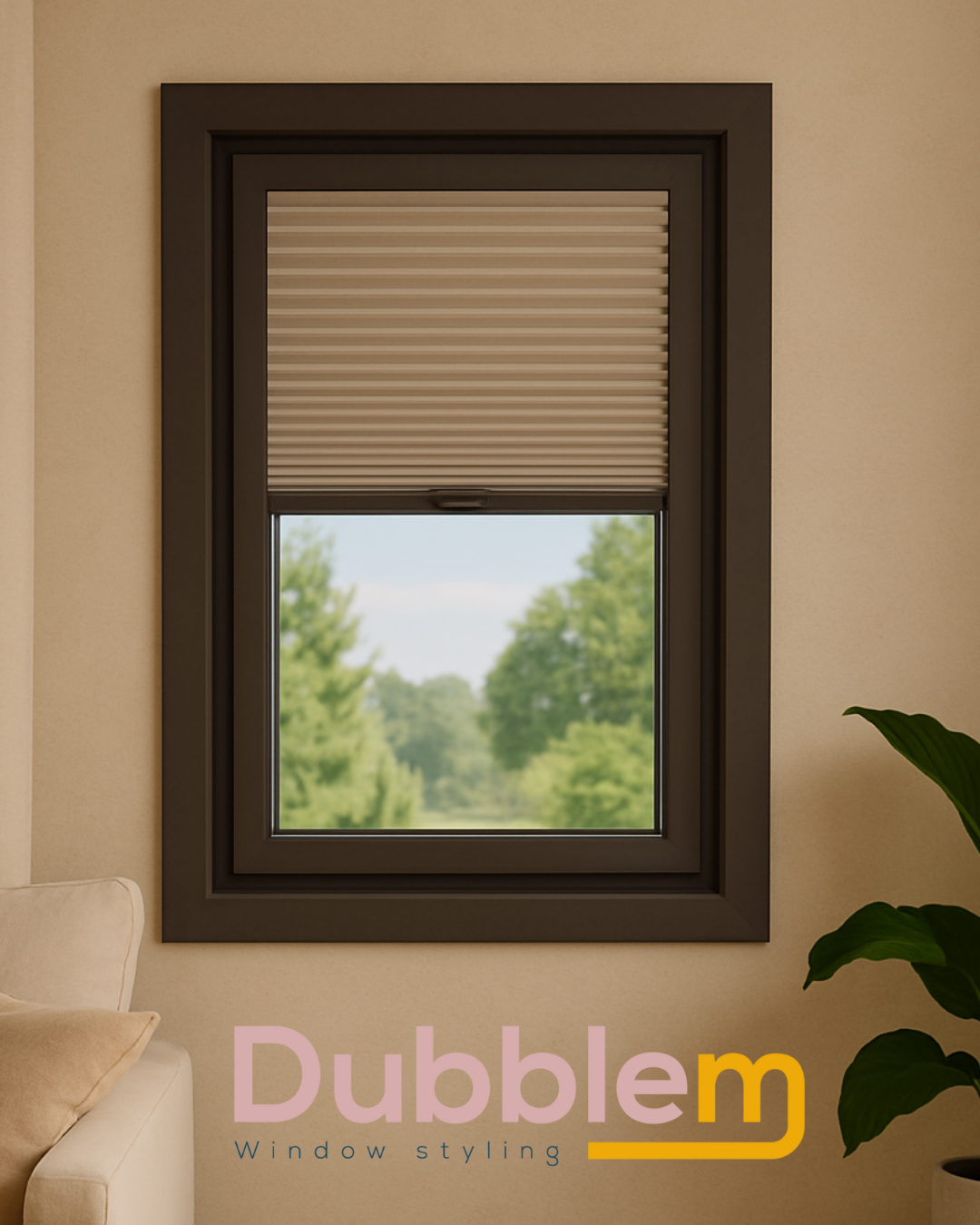 raamdecoratie, kunststof kozijnen, dubblem